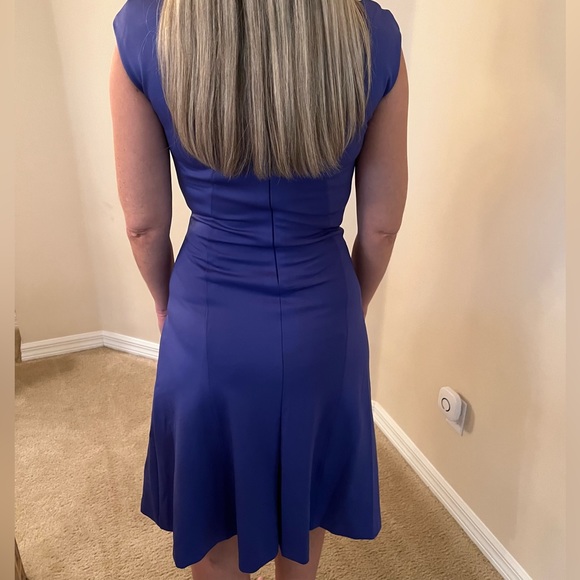 WHBM NWOT Blue Dress Size 2 - Picture 10 of 11